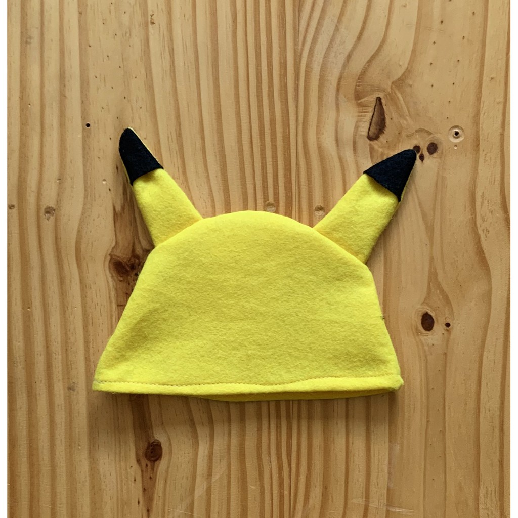 Touca Bebê Pikachu Pokemon Elétrico Festa Fantasia Mesversário