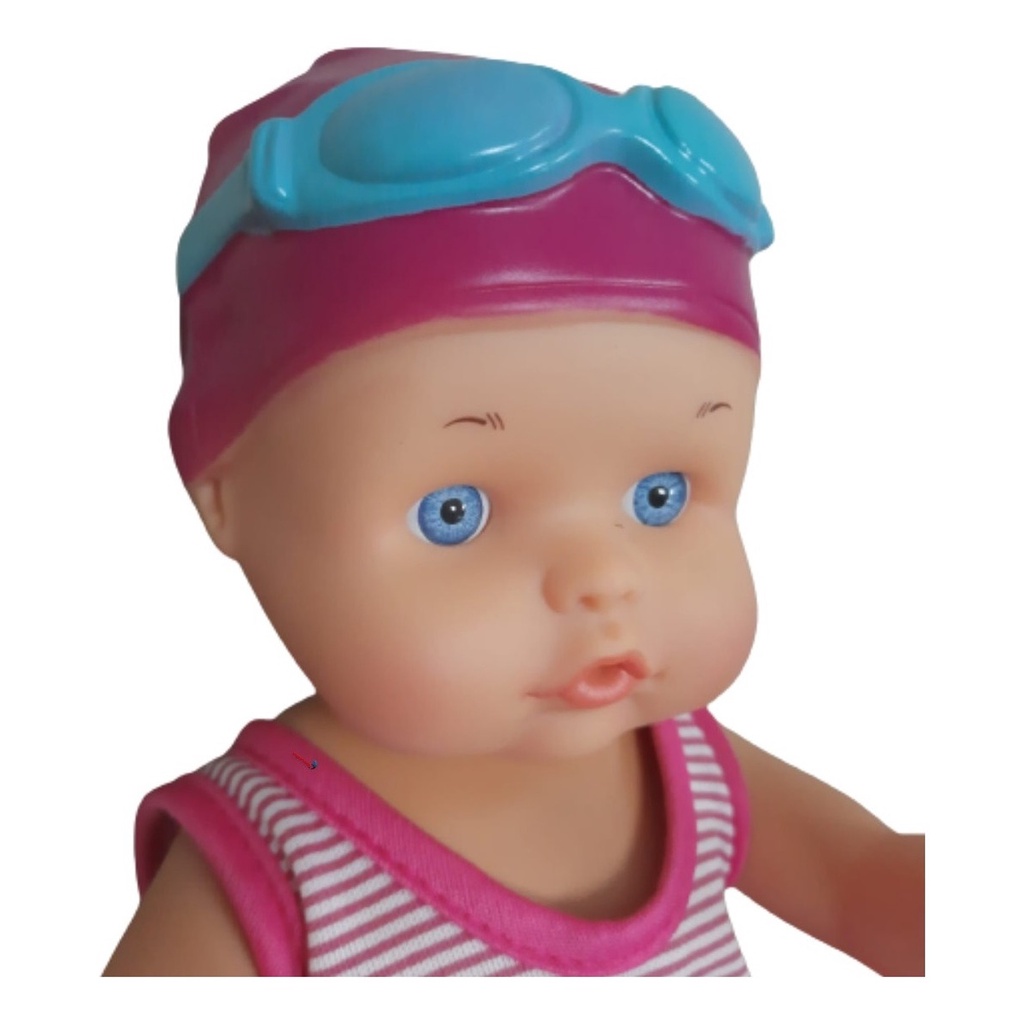 Boneca Infantil Interativa Natação Mexe Os Braços E Pernas — imagem 2 de 2