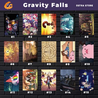 Gravity Falls 01 a 15 - Desenho - Placa decorativa MDF - 14x20 28x20 - Quadro parede & decoração - Presente - Series - Animação - Animado - Disney XD