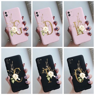 Capa De Celular Cor Pastel Com Flores Para Samsung Galaxy A03 Case 2022 SM-A305F/DS