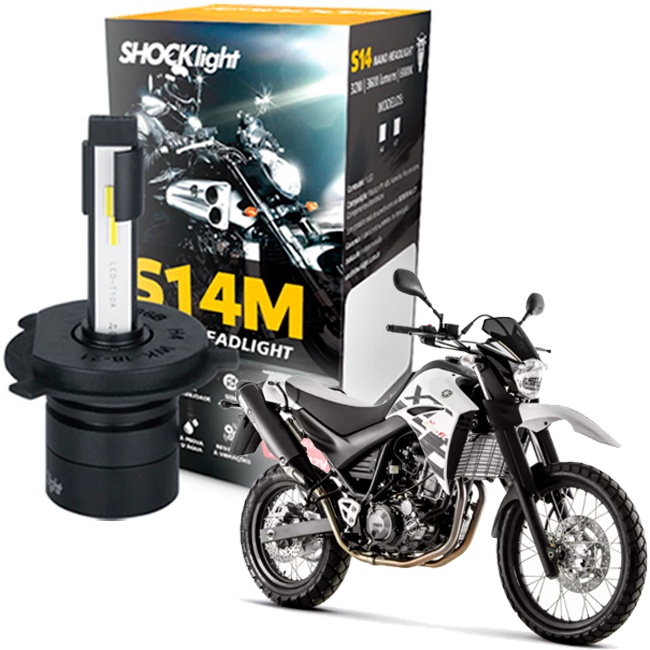 Lâmpada Ultra Led H4 Shocklight Farol Yamaha Xt 660 Meiota em Oferta na Shopee