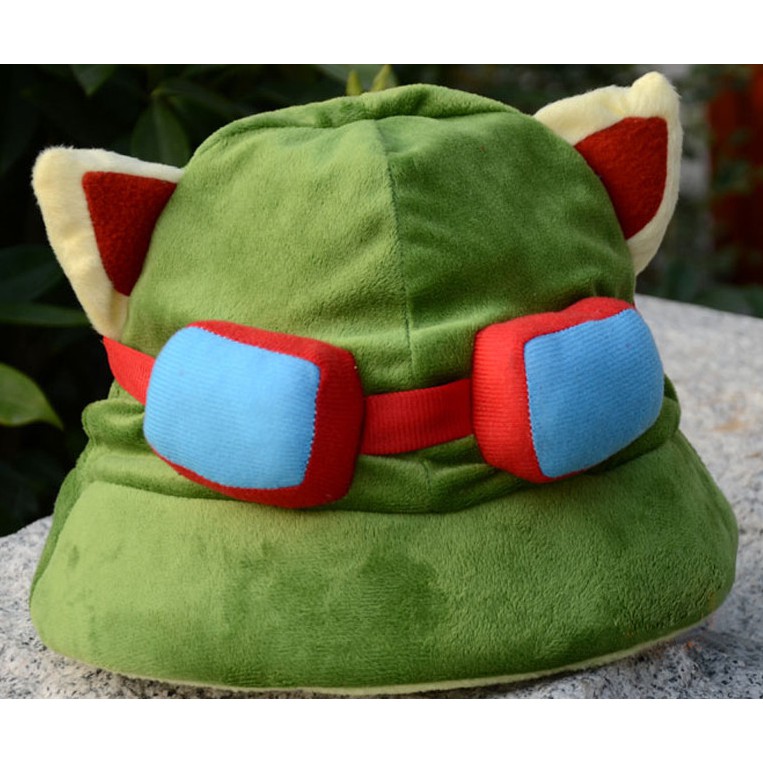 💕 LOL league of legends Teemo Cosplay Festa Chapéu Quentinho