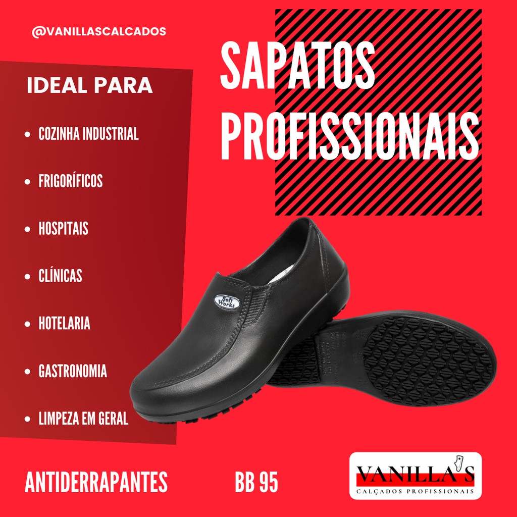 deep comedy versus Sapato Profissional Enfermagem Antiderrapante Softworks Bb95 preto | Shopee  Brasil