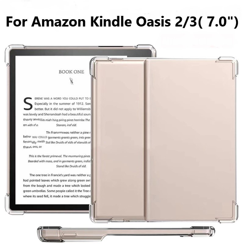 Capa Para For Amazon Kindle Oasis 2 3 7.0 " 2017/2019 Macia De Silicone