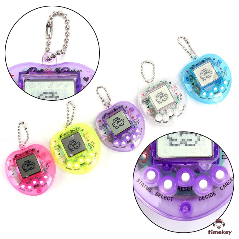 168 Pets em 1 Bichinho Virtual Transparente c/ Design de Pêssego