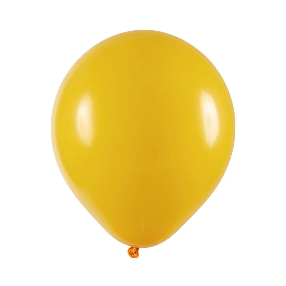Balão De Festa Redondo Liso - Amarelo Ouro - 5" 12cm - 12 unidades - Art Latex em Oferta na Shopee