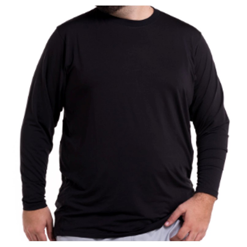 KIT 9 MANGA LONGA MASCULINA PLUS SIZE POLIÉSTER