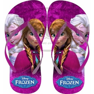 Chinelo Frozen Anna e Elza Roxo em Oferta na Shopee