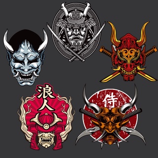 Adesivo Samurai Soul Para Carro/Decalque De Motocicleta Oni Japonês