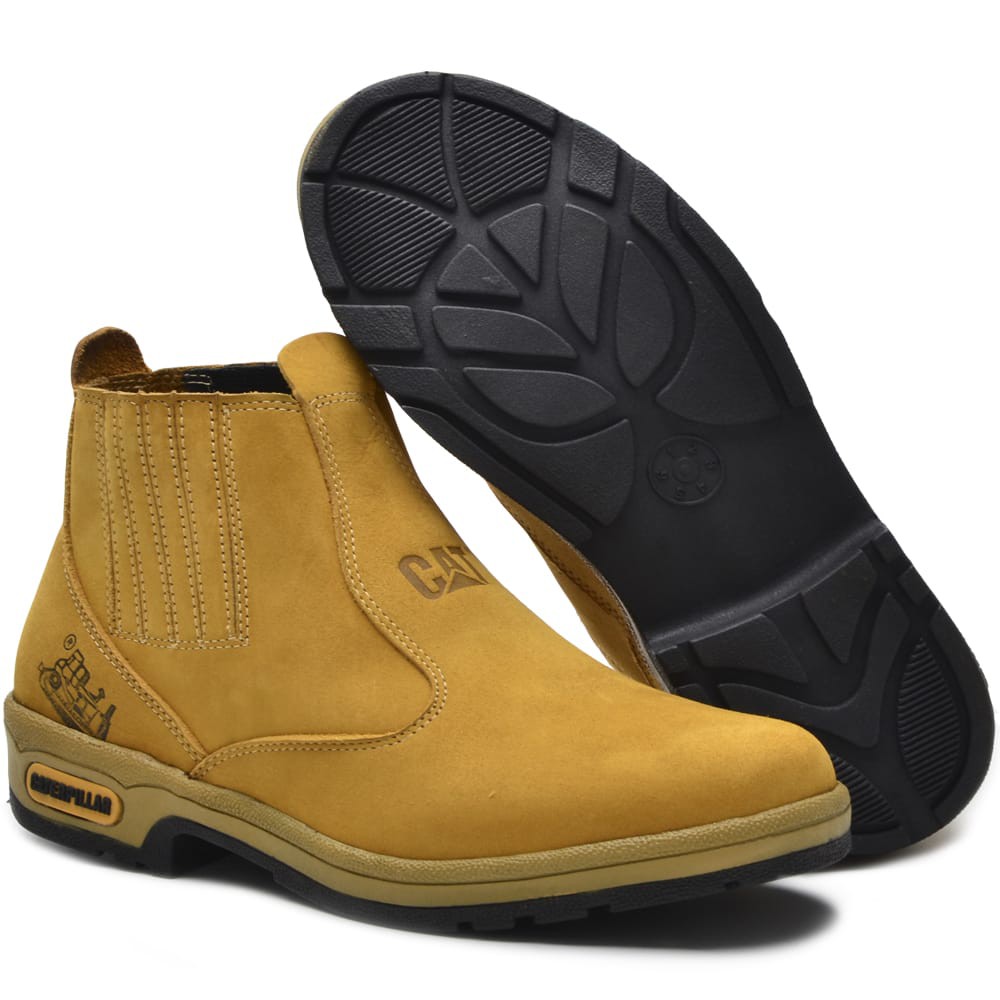 bota masculina preta para trabalho