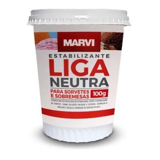 Liga Neutra Estabilizante P/sorvetes Bolo 100gr Marvi