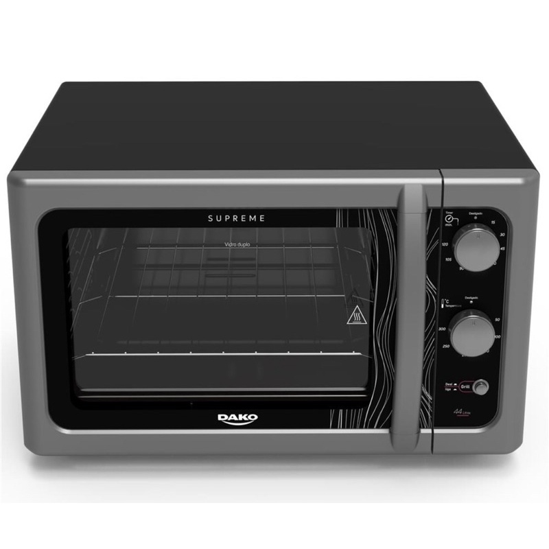 Forno Elétrico Dako Supreme Bancada 44 Litros com Grill Dourador - Titanium