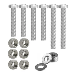 Kit parafusos inox suporte motor CG160 Fan Titan Start 2016 em diante Honda Fixação motor Chassi