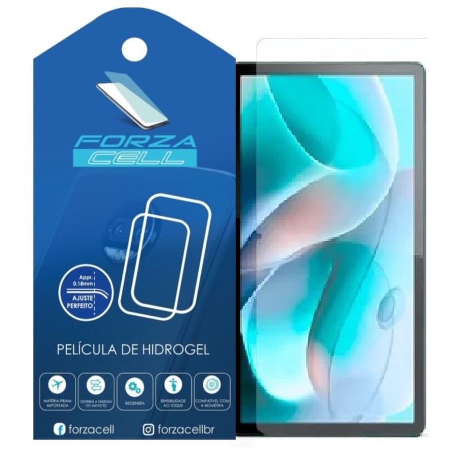 Película Gel Hydrogel Compatível Tablet Motorola G70 Frente