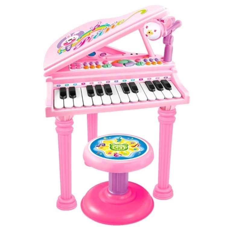 Piano Teclado Musical Infantil Rosa Teclas Brinquedo para Bebê - Brinquedo  Infantil - Piano / Teclado de Brinquedo - Magazine Luiza