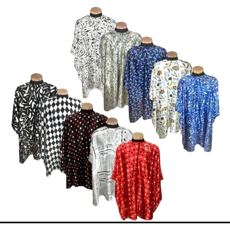 Capas de corte para barbearia barbeiro com estampas simples | Shopee Brasil