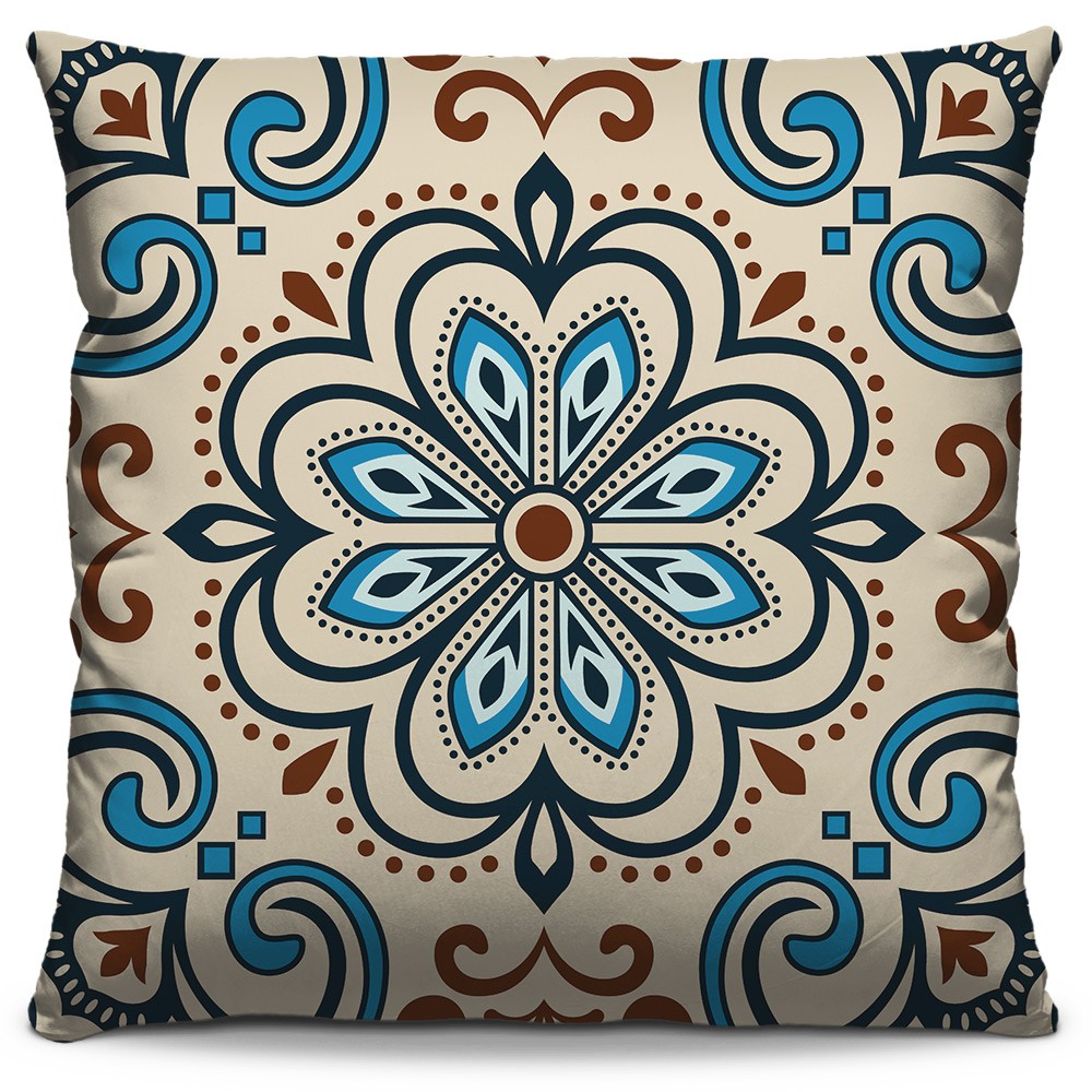 Capa de Almofada 40x40 Mandalas em Oferta na Shopee