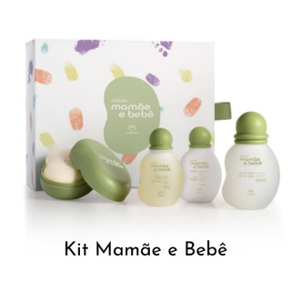 Kit Natura Mamae E Bebe Perfume Agua De Colonia 100ml Hidratante 50ml Sabonete Liquido Da Cabeca Aos Pes 50ml Sabonete Em Barra Com Saboneteira 100g Caixa Especial Presente Beecost