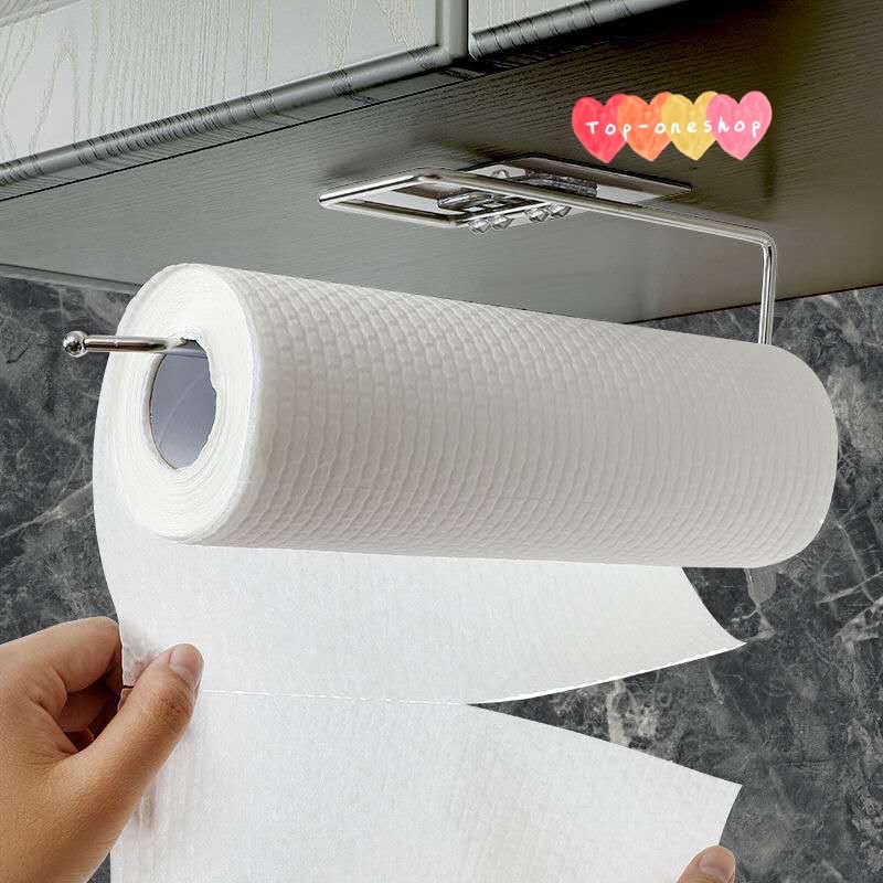 Suporte Porta Papel Toalha Adesivo Parede Cozinha e Banheiro (não Fura)