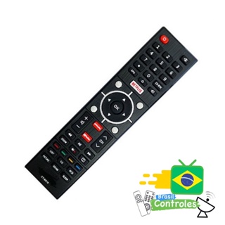 Controle Remoto TV LED Semp Smart CT-6810 com Netflix / Youtube / GloboPlay - 9043 em Oferta na Shopee