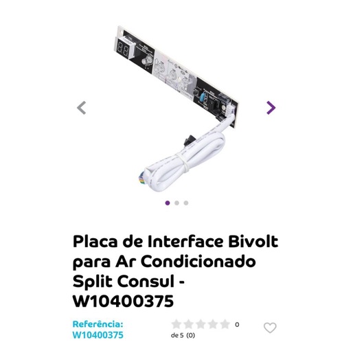 Placa Receptora Ar Condicionado Consul W Shopee Brasil