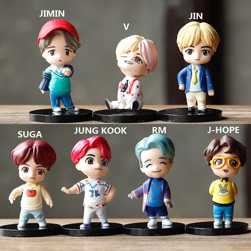 2020 Mini Boneco / Ornamento / Boneco Kpop Bts PopUp