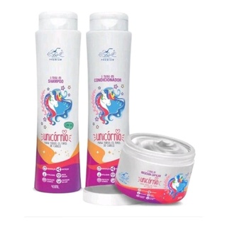 Kit Tratamento Capilar Unicórnio Belkit – 3 itens