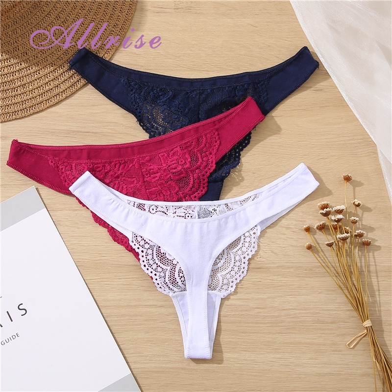 3PCS/Set Cotton G-String Women Panties Lace Underwear Female Lingerie  Intimates Underpants Sexy Thong Panties for Girls Pantys | Shopee Brasil