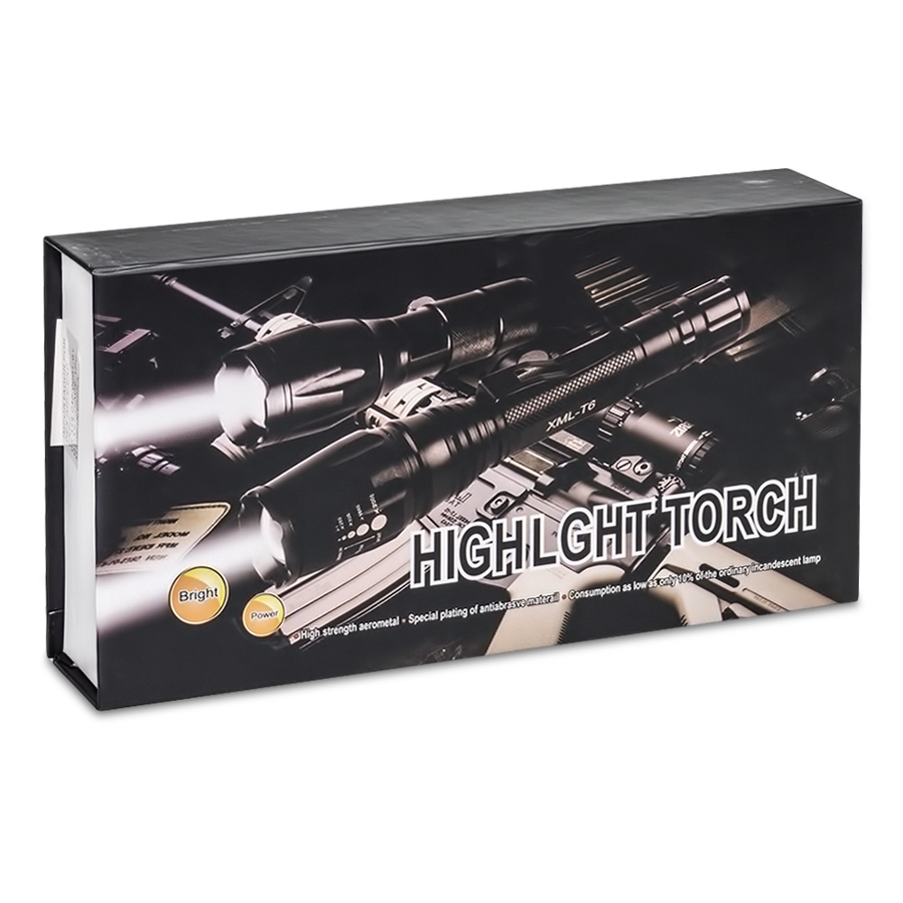 Lanterna Tática Militar X900 Led Zoom 2000x Recarregável | Shopee Brasil