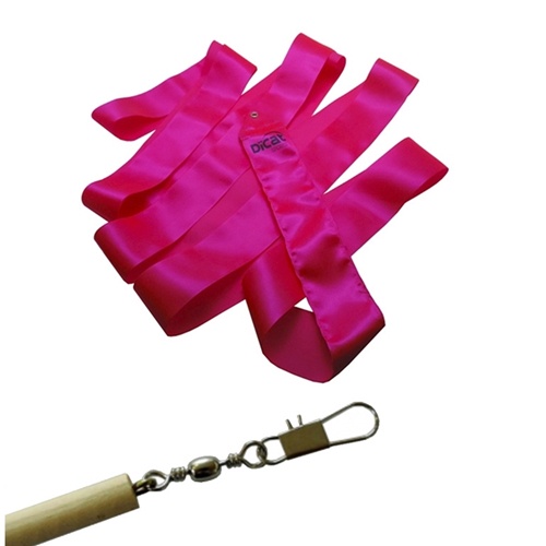 Kit Baby Estilete madeira com Fita Cetim 3M Dicat Sports Pink
