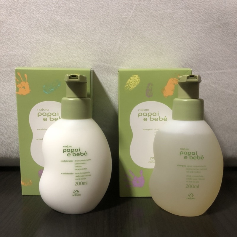 Kit Papai e bebê ou kit mamãe bebê shampoo e condicionador Natura | Shopee  Brasil