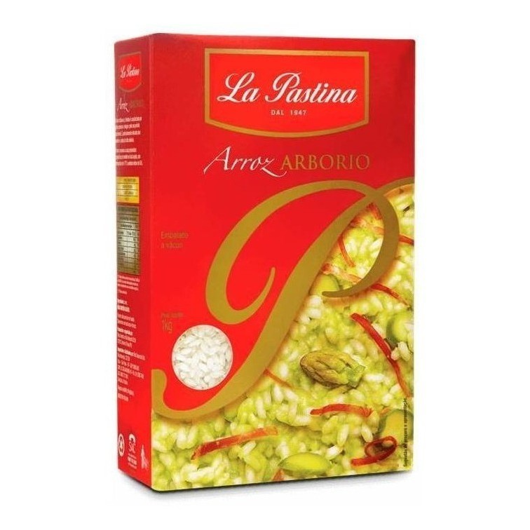Arroz Arborio Para Risoto La Pastina 1kg Arboreo Italiano Shopee Brasil