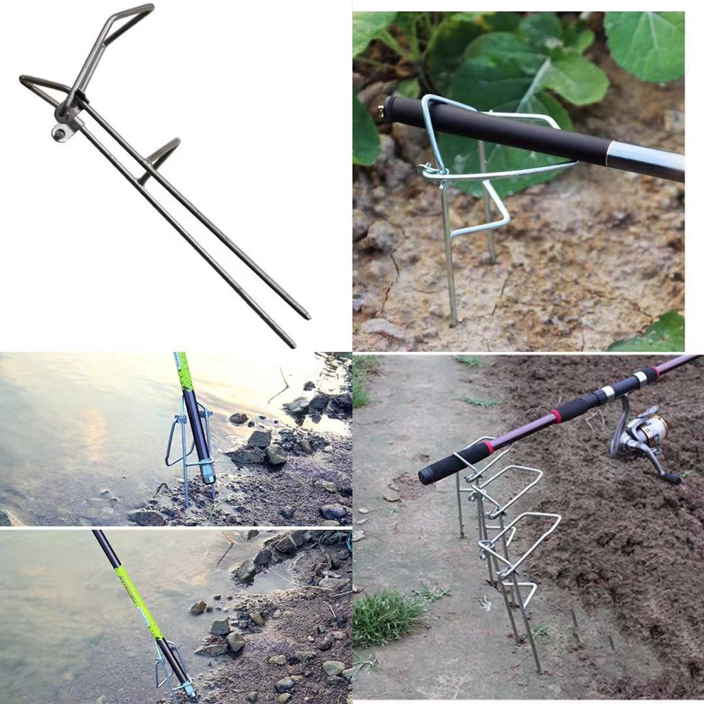 Suporte para pesca 3 posição 5 unidades vara de mão, molinete e carretilha P