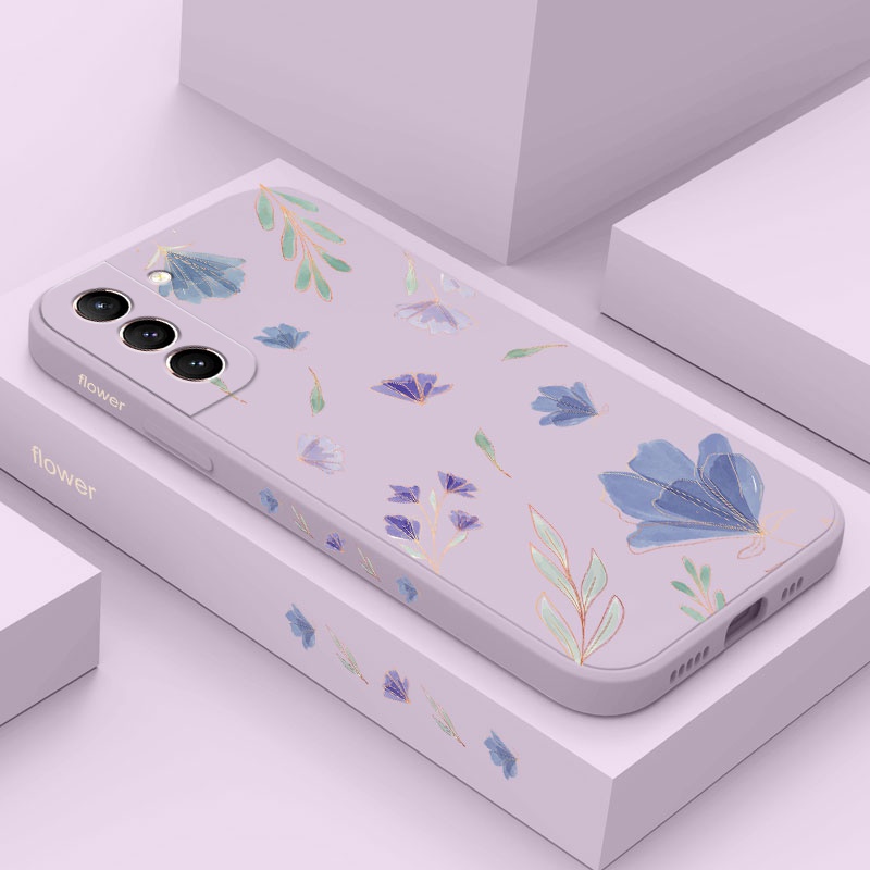 Capa De Celular Para Samsung Galaxy S21 S20 FE Ultra Plus Flores Frescas Confortável Sensação De