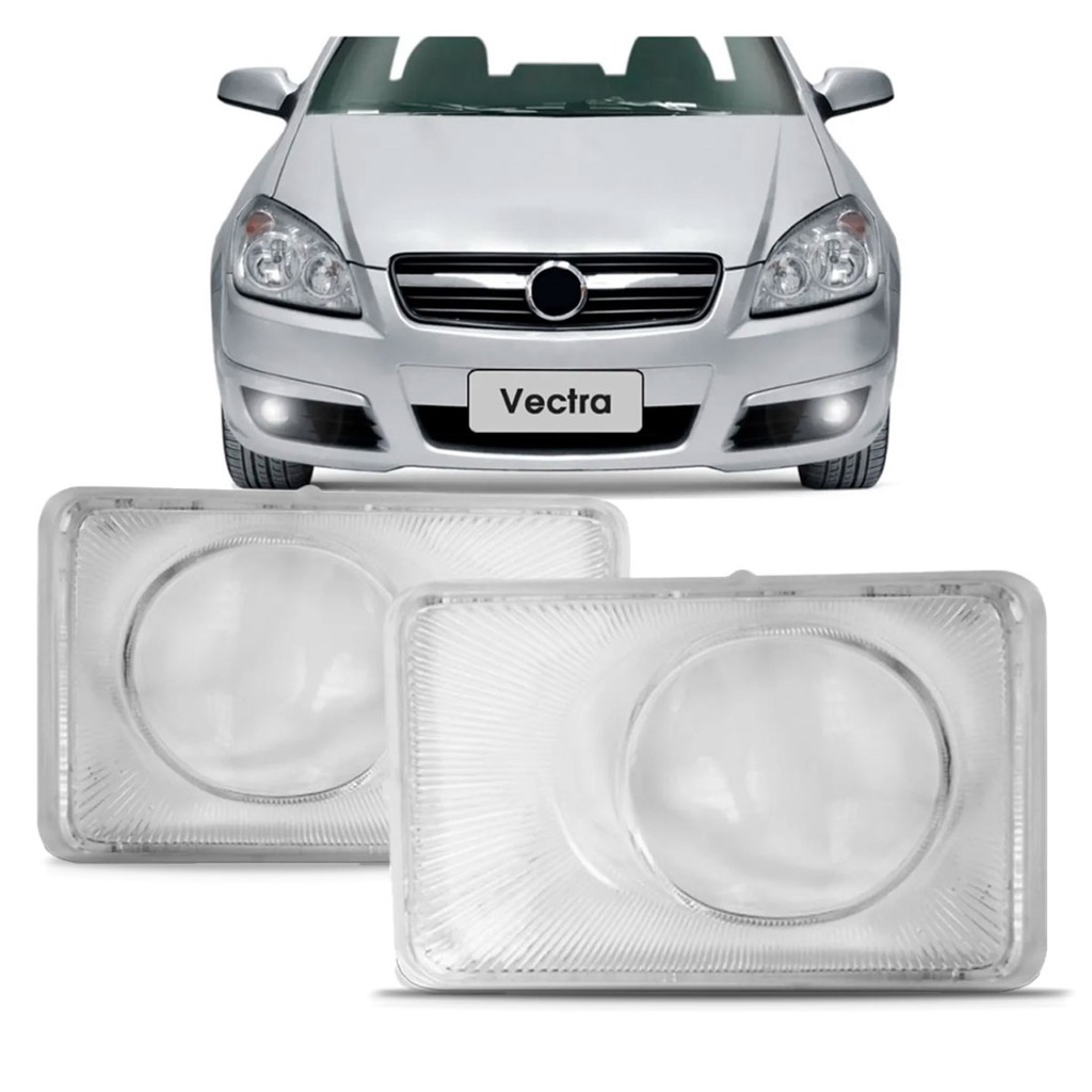 Par Lente Farol Milha Vectra 2006 2007 2008 2009 2010 2011 2012 em Oferta na Shopee