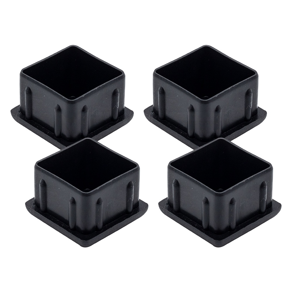 Kit 4 Ponteiras Internas Tubo Metalon 30x30 Pes De Cadeira