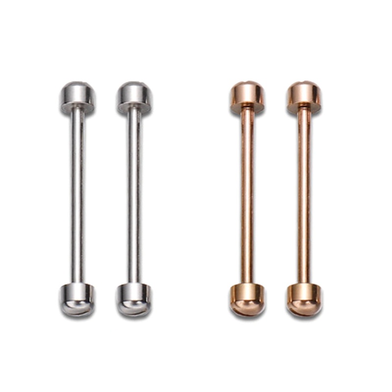 1 Pair Watch Strap Screw Pins for Clasp Buckle Friction Tub