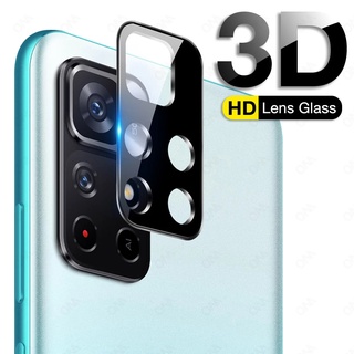 Xiaomi Redmi 2 Pcs 3D Curvo Lente Da Câmera Protetor De Vidro Para Xiao Mi 11 T 11 Pro 5G POCO X3 F3 M4 Red Nota 9/10/11pro De Volta Filme De Proteção