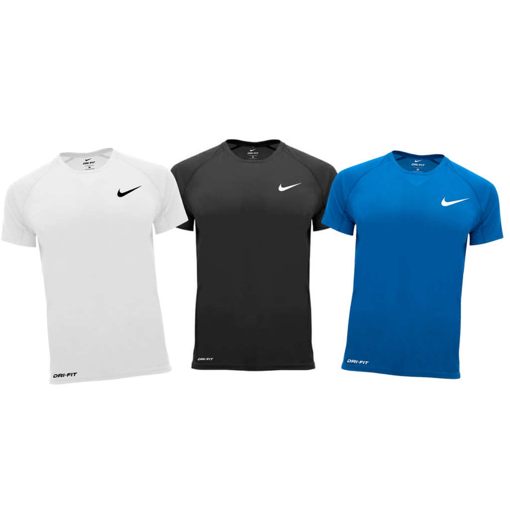 Kit camisetas Masculinas Nike Dry-Fit para Academia/Corrida/Caminhada/Treinar/Malhar | Shopee