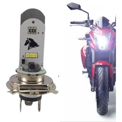 Lâmpada Farol Led H4 8000k Super Branca Stallion