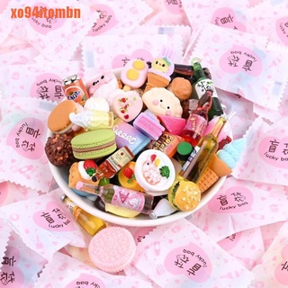 【 itens 】 10pcs Simulação De Miniatura Não Repetitiva Alimentos Relif Toys Mini