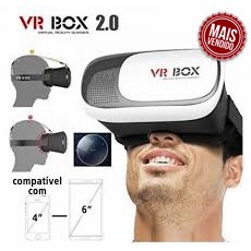 Óculos Vrbox Realidade Virtual Bluetooth+Controle Jogo Video Envio Imediato Produto Mais Vendido