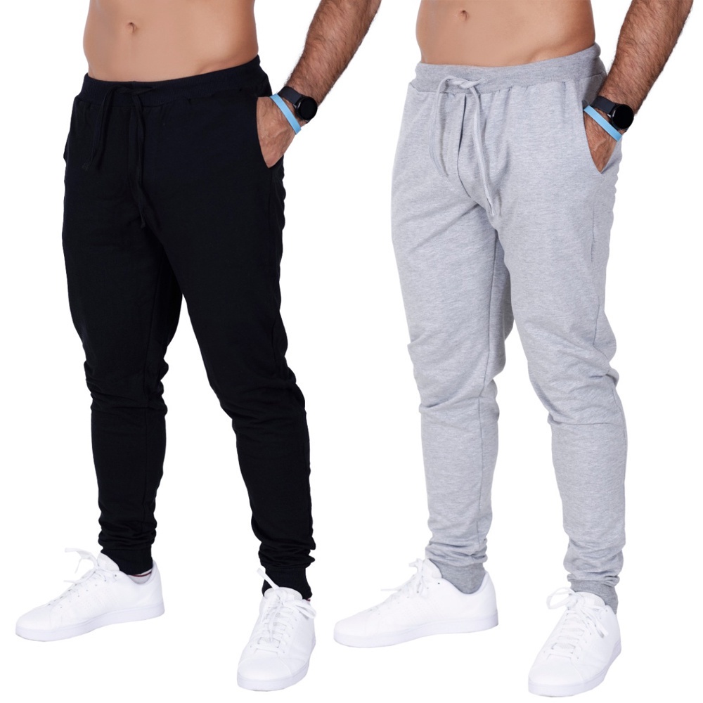 Kit 2 Calça Moletom Com Bolso Masculina Adulto