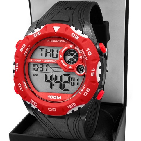 Relógio Technos Masculino Internacional INT1360/8R em Oferta na Shopee