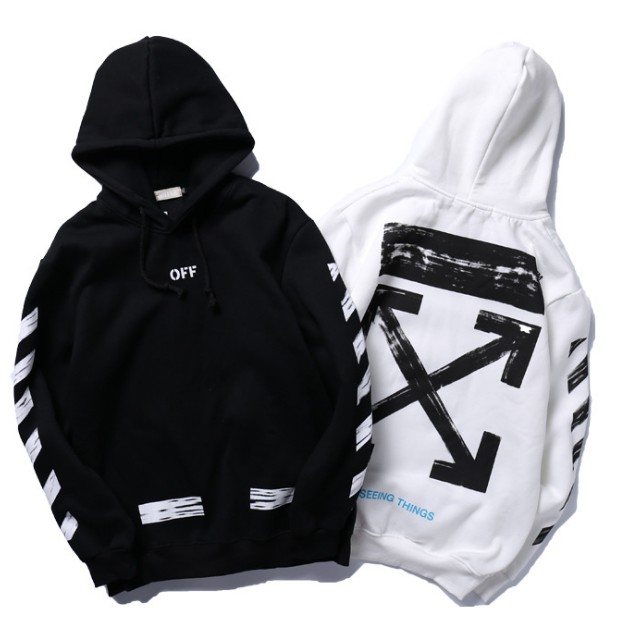 New Off White Twill Jacket Men Women Skateboard Best Quality Casual Sweater