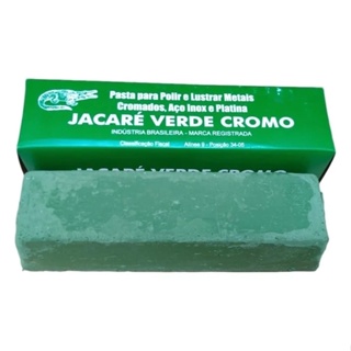 Pasta Jacaré Polir 400g Original Madeira Inox Acrilico Afiar em Oferta na Shopee