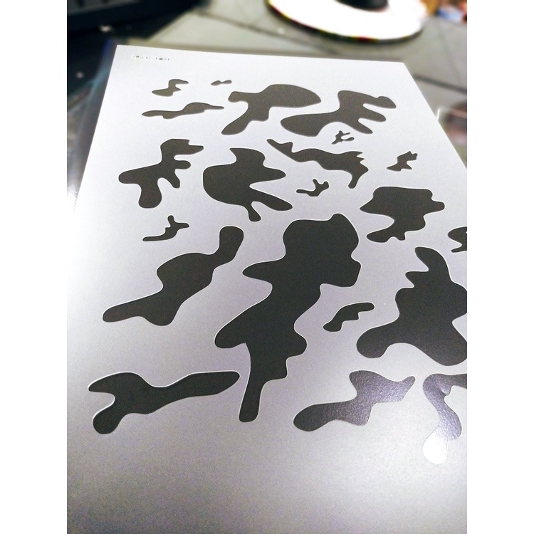 Kit Stencils Para Camuflagem / Molde Camuflado Para Pinturas