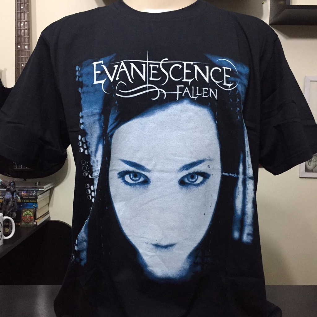 Asimilar impacto vertical Camiseta Evanescence - Fallen | Shopee Brasil