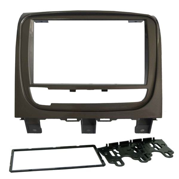 Moldura 2din Fiat Palio Weekend Siena Strada 2013 A 2018 - Grafite em Oferta na Shopee