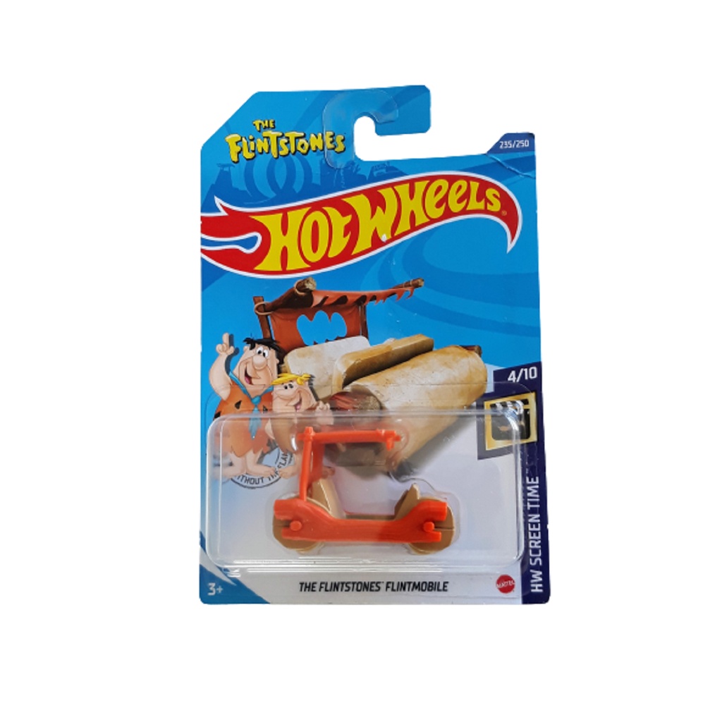 Hot Wheels Hw Screen Time The Flintstones Flintmobile Shopee Brasil